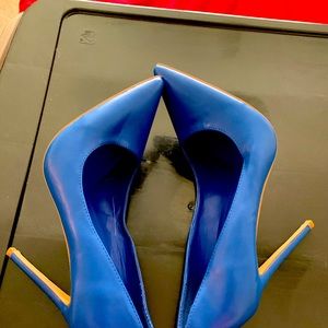 Royal Blue pumps. Never worn.